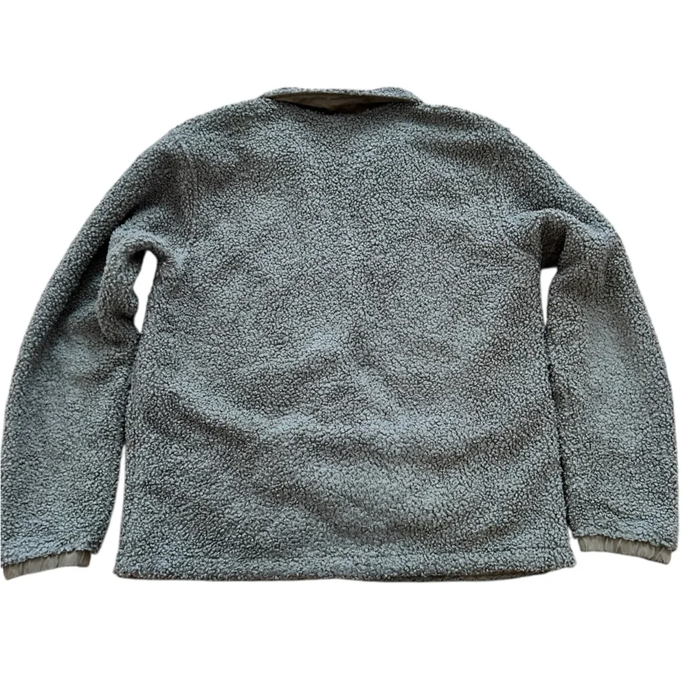 ARIAT mens M Grizzly canvas bluff jacket with sherpa lining.brown - Picture 4 of 8